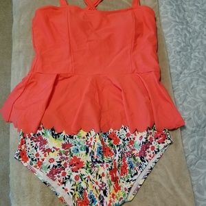 Cup She Peplum Swimsuit 2 piece